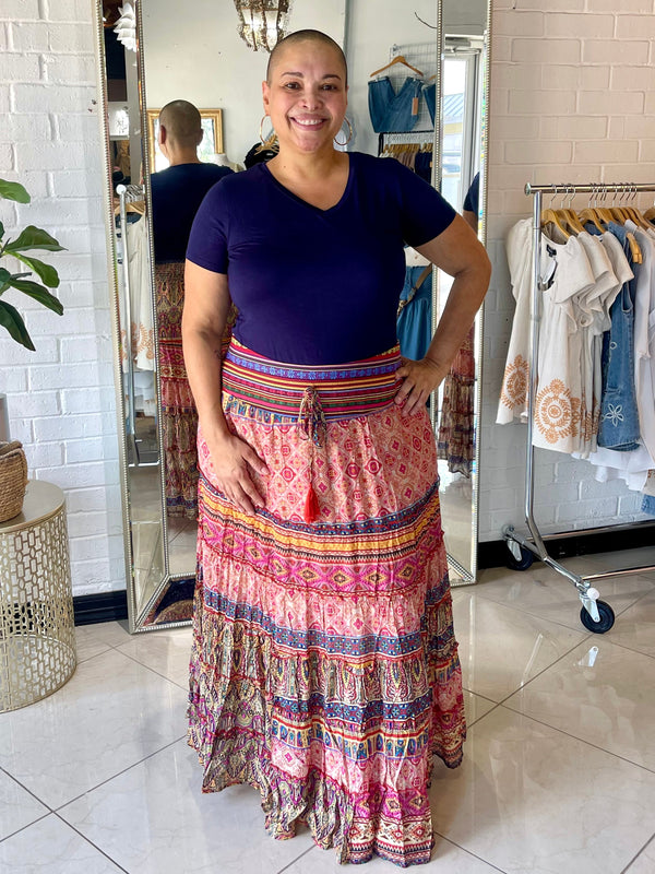 Boho Princess Maxi Skirt