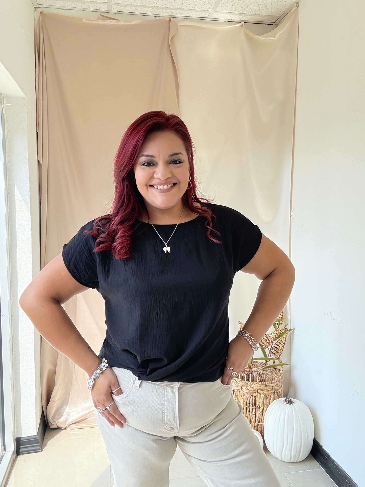 Chill With Me Blouse- Black