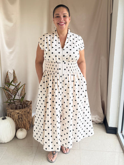 Karla Smocked Midi