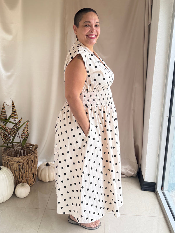 Karla Smocked Midi
