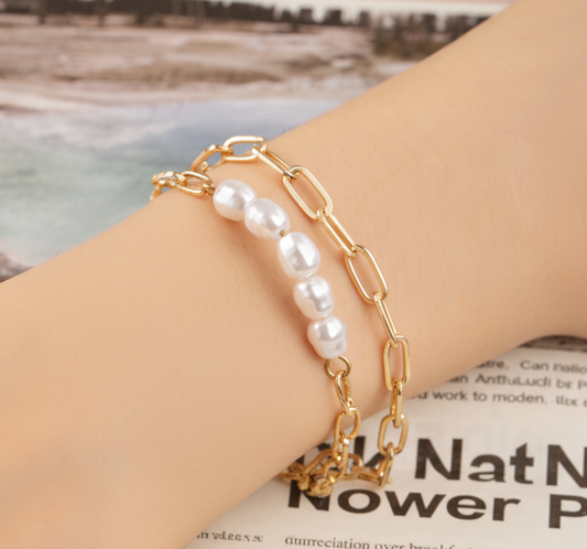Mixed Chain w/Pearls