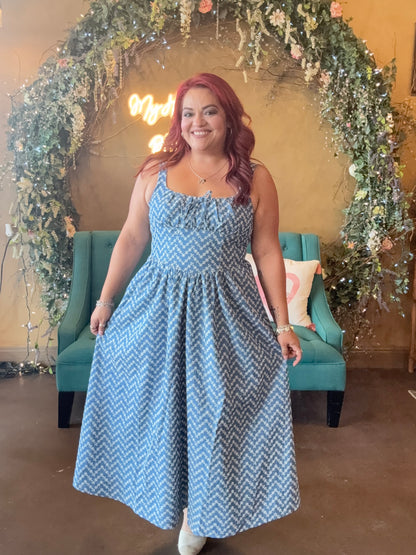 Daydream Daisy Denim Midi
