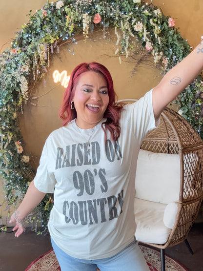 Raised On 90s Country Graphic Top