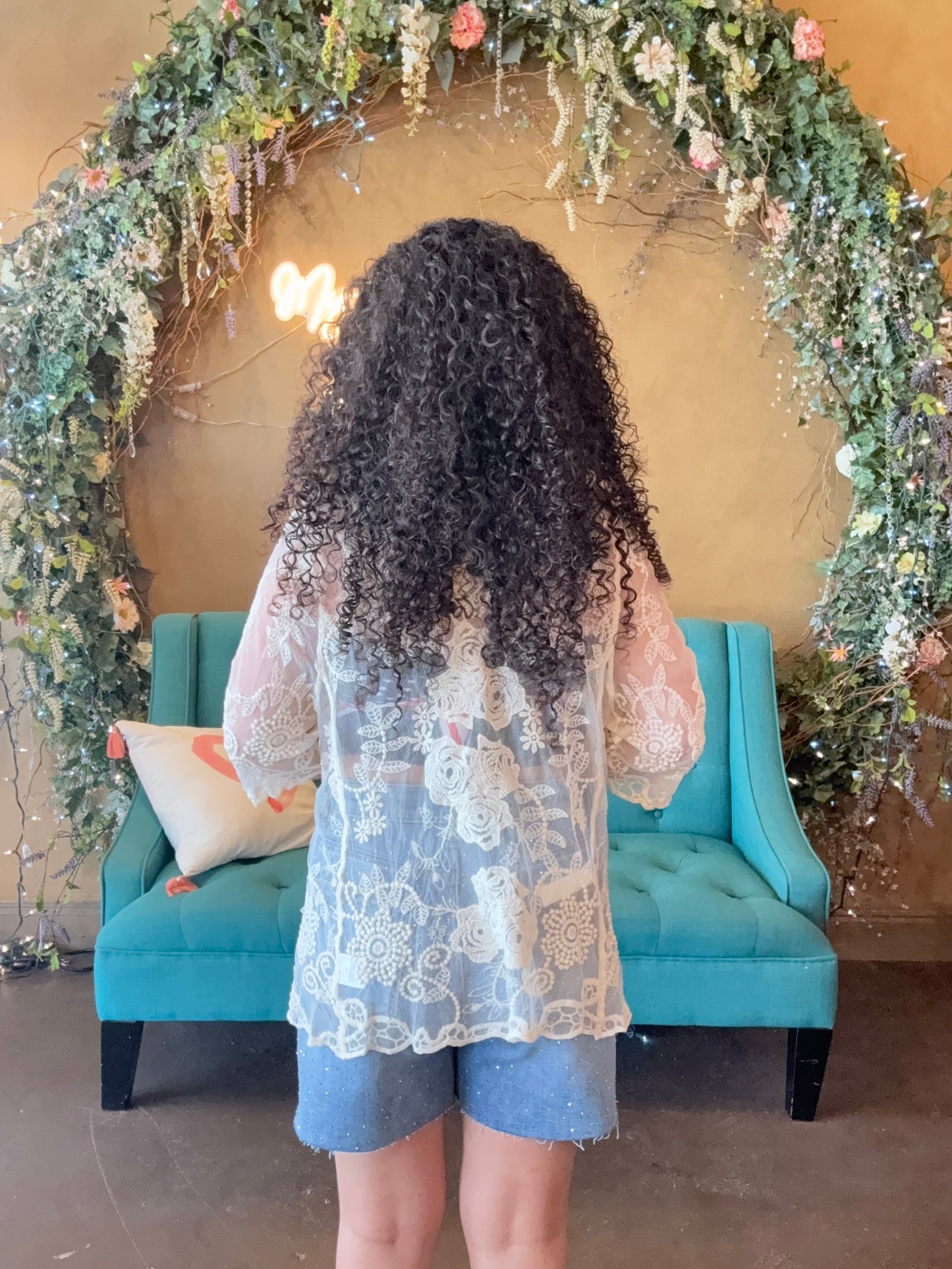 Vintage Rose Lace Cardigan