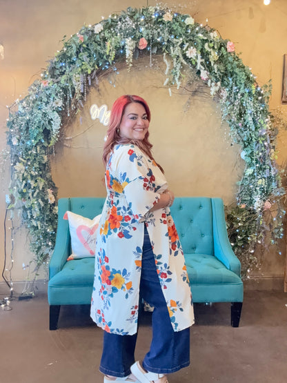 Floral Whimsy Cover Up Cardigan