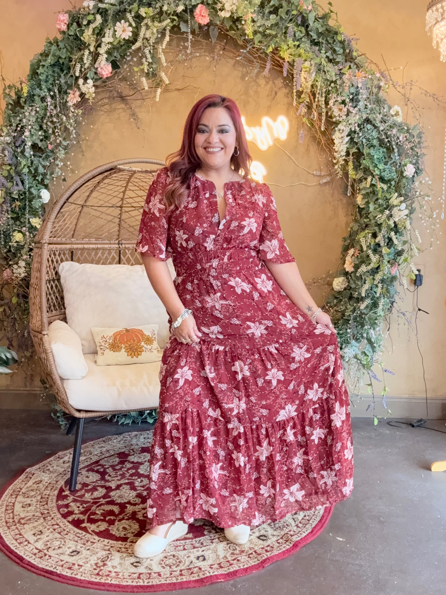 Rustic Bloom Maxi