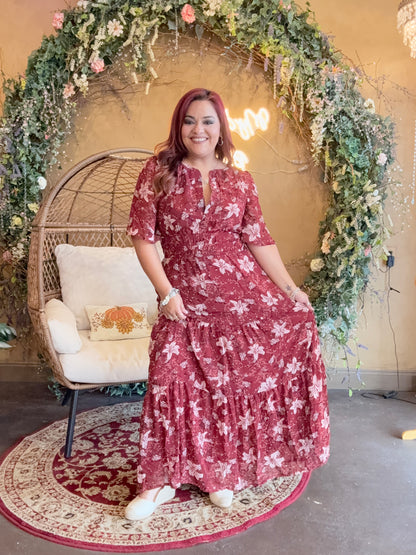 Rustic Bloom Maxi