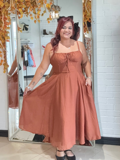 Copper Charm Midi