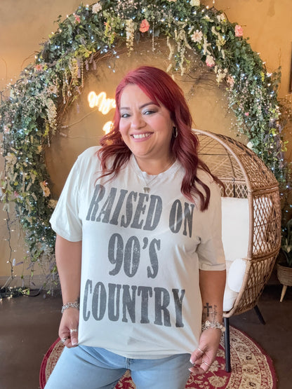 Raised On 90s Country Graphic Top