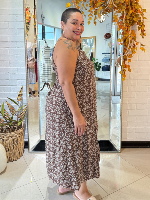 Fall Florals Got Me Midi