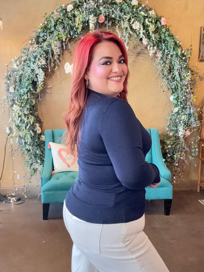 Soft Embrace Cardigan - Navy