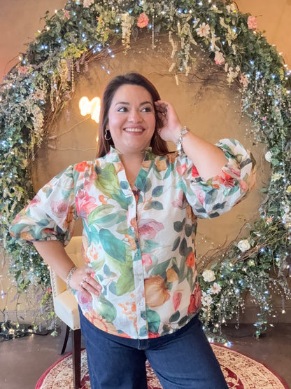 Fresh Picked Floral Blouse