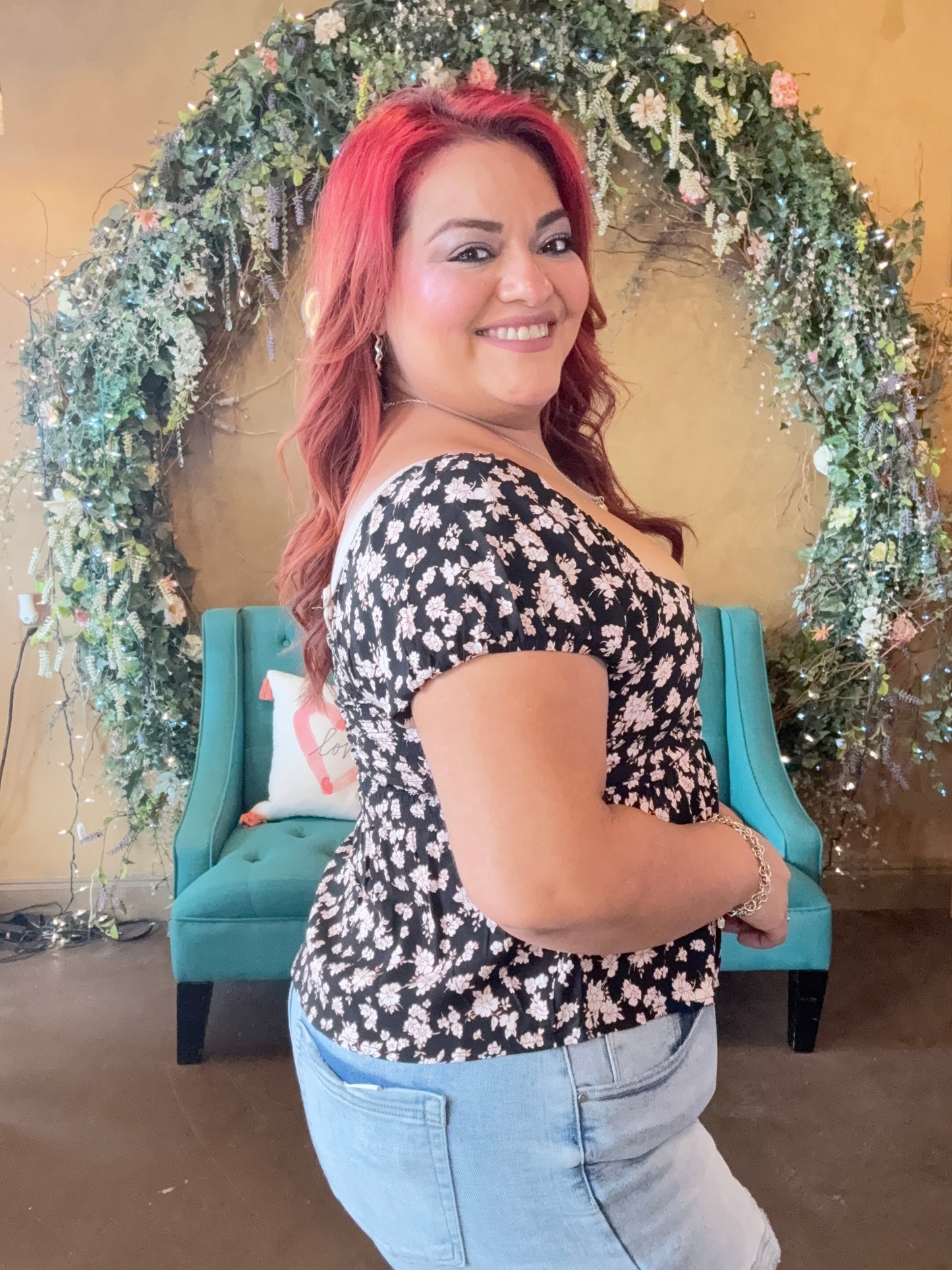 Floral Flirt Top