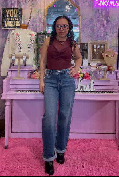The Sofia Slouch Ankle Boyfriend Denim