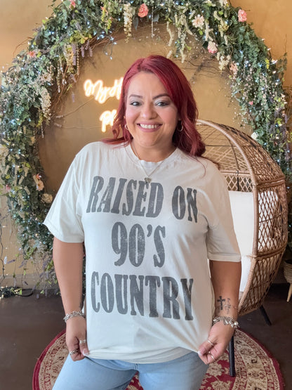 Raised On 90s Country Graphic Top
