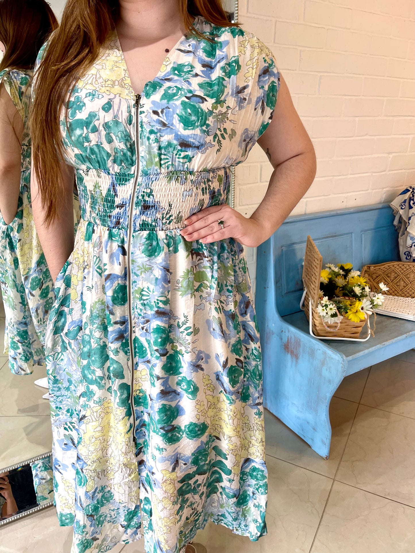 Rosettas Garden Midi Dress