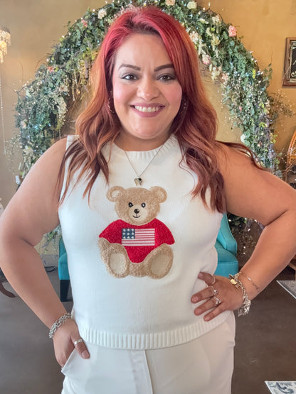 Beary Free Sweater Vest