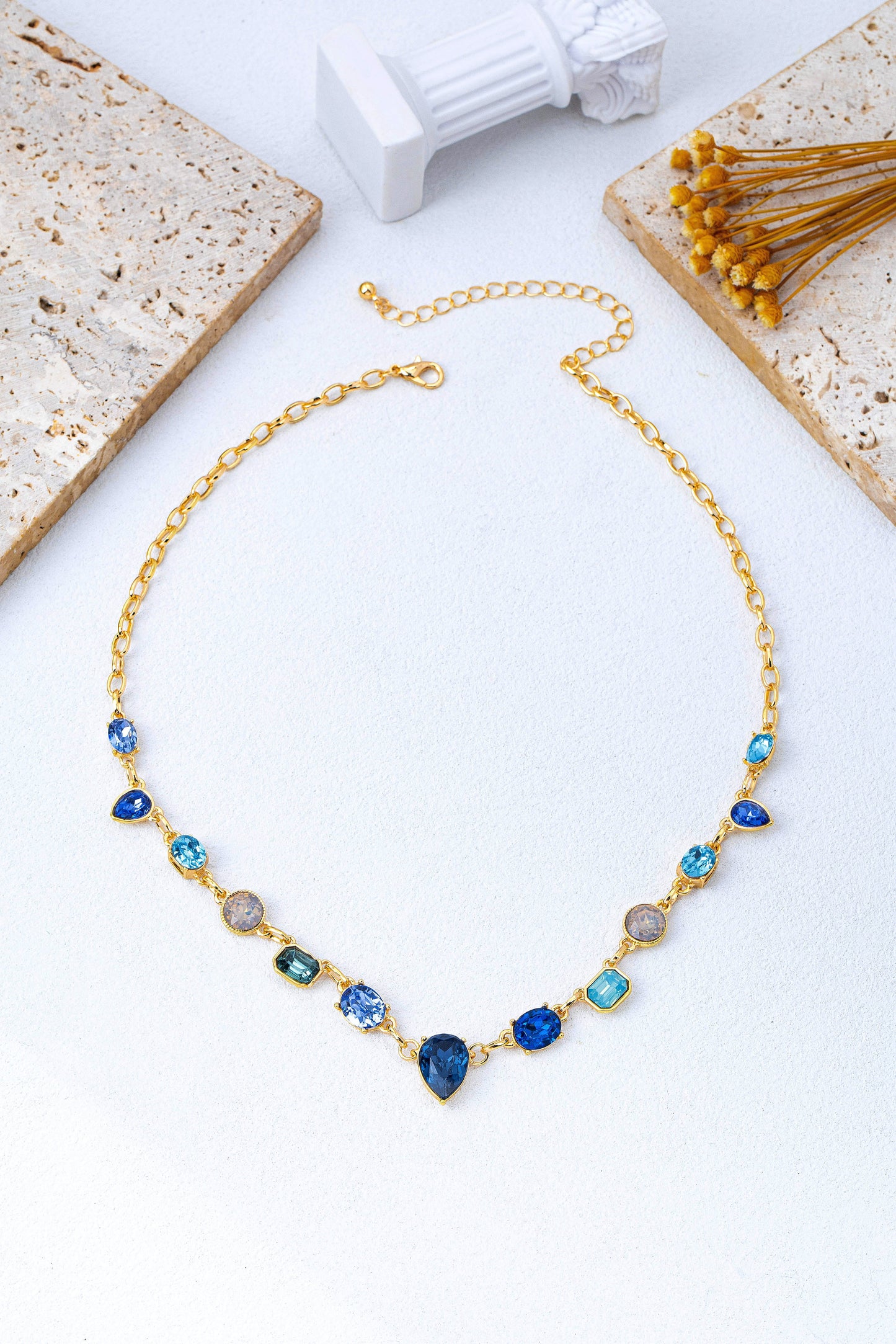 Sapphire Crystal Necklace